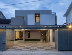 Bhumi Palka, Rumah Industrial dengan Split Level yang Ciptakan Ruang Lega di Lahan Terbatas