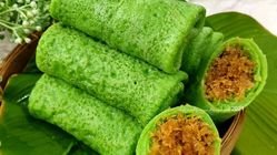 Sajian Legit yang Memikat: Racikan Spesial Dadar Gulung Pandan Empuk dengan Isi Kelapa